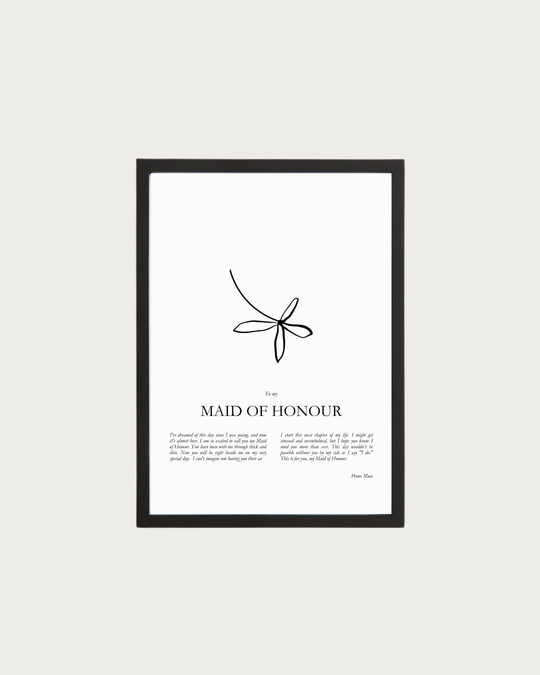 Maid Of Honour