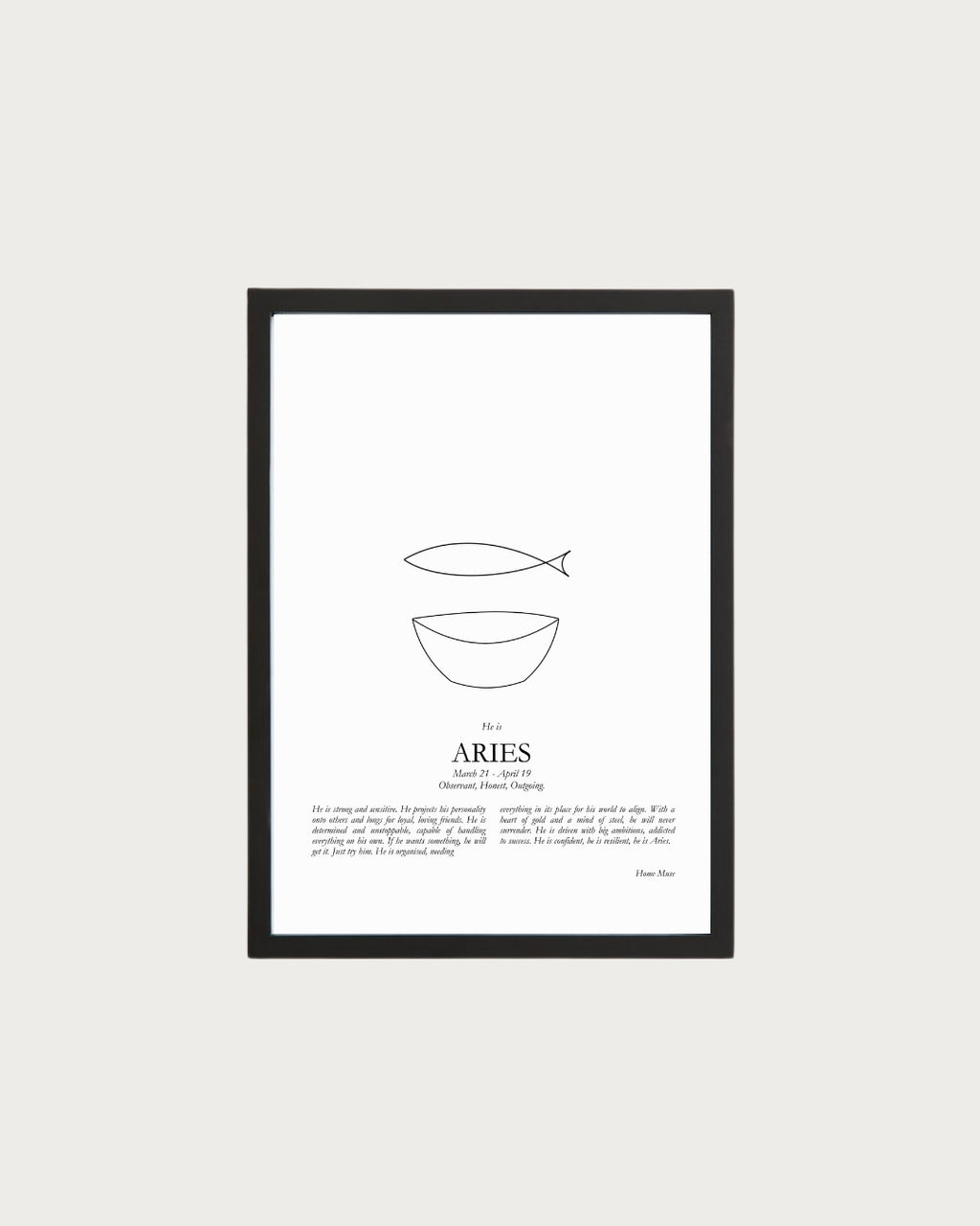 He is Aries