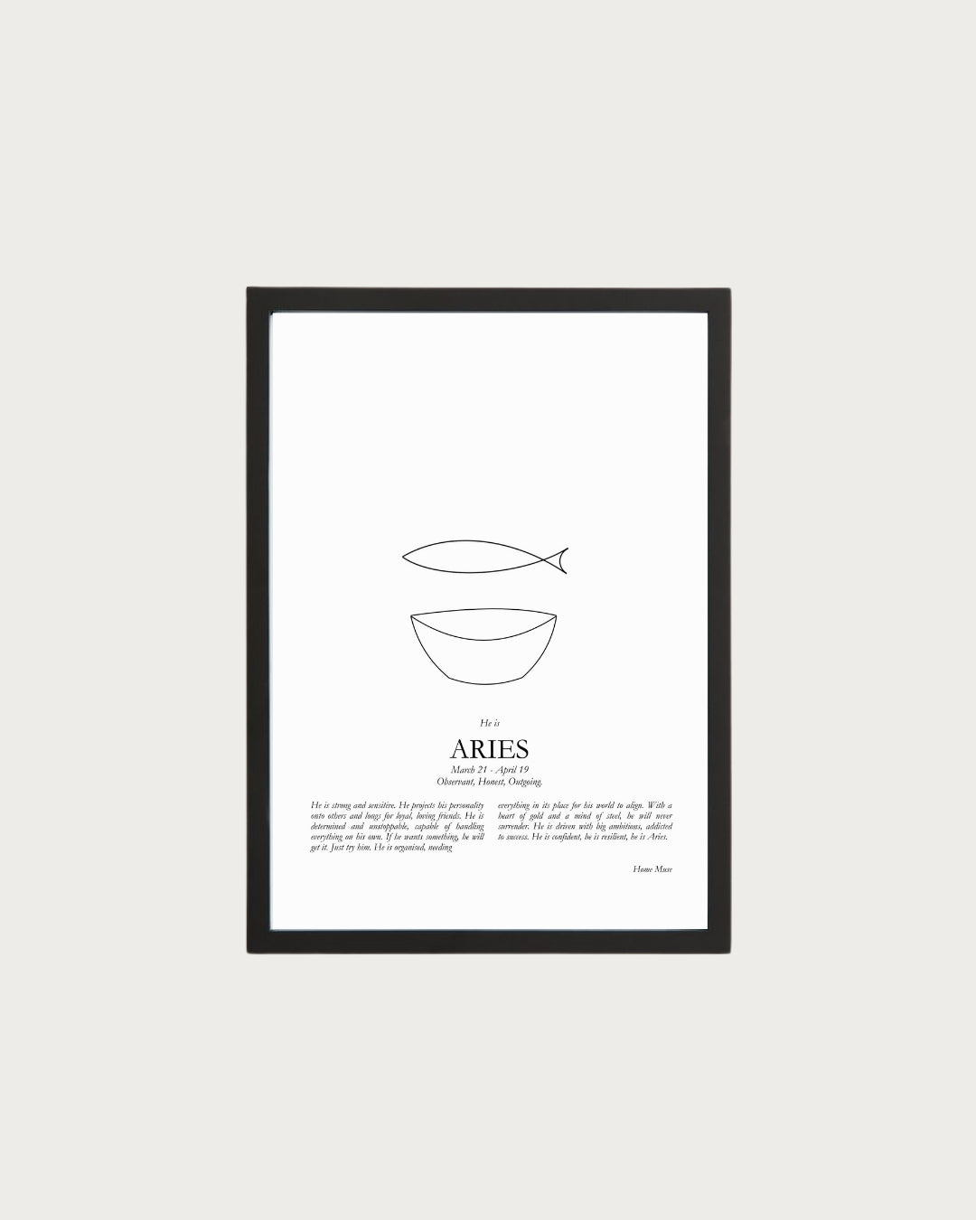 He is Aries