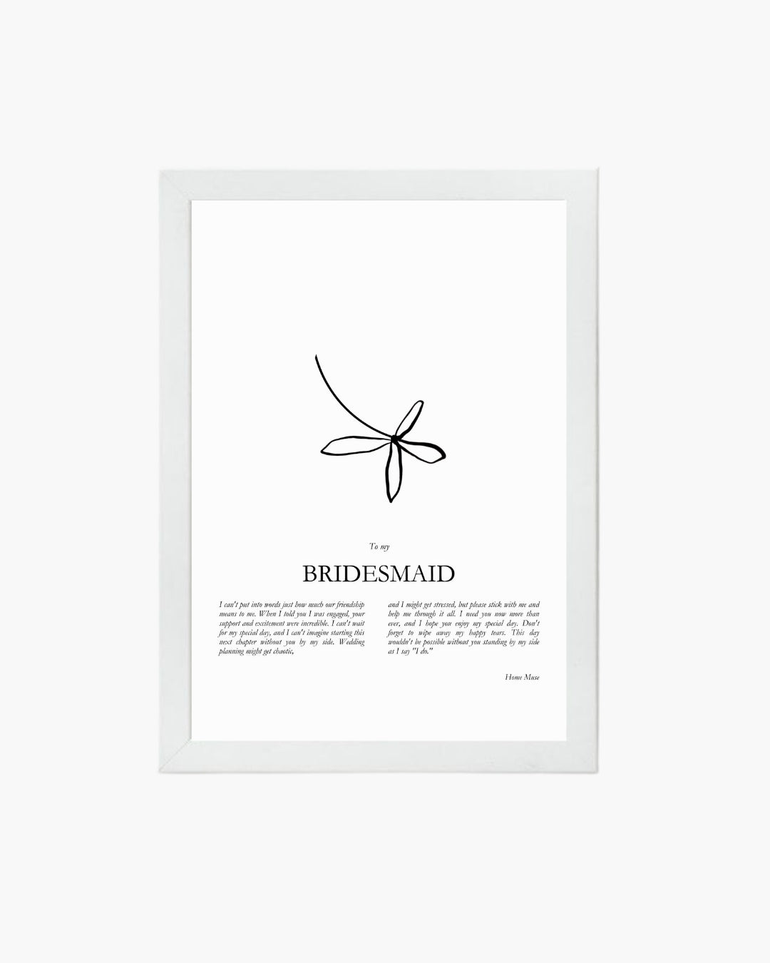Bridesmaid