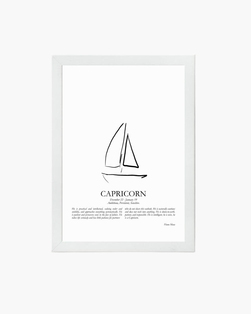 He Is Capricorn