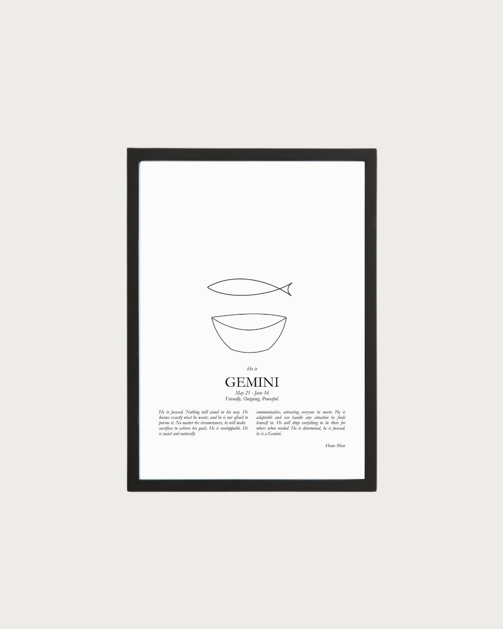 He Is Gemini