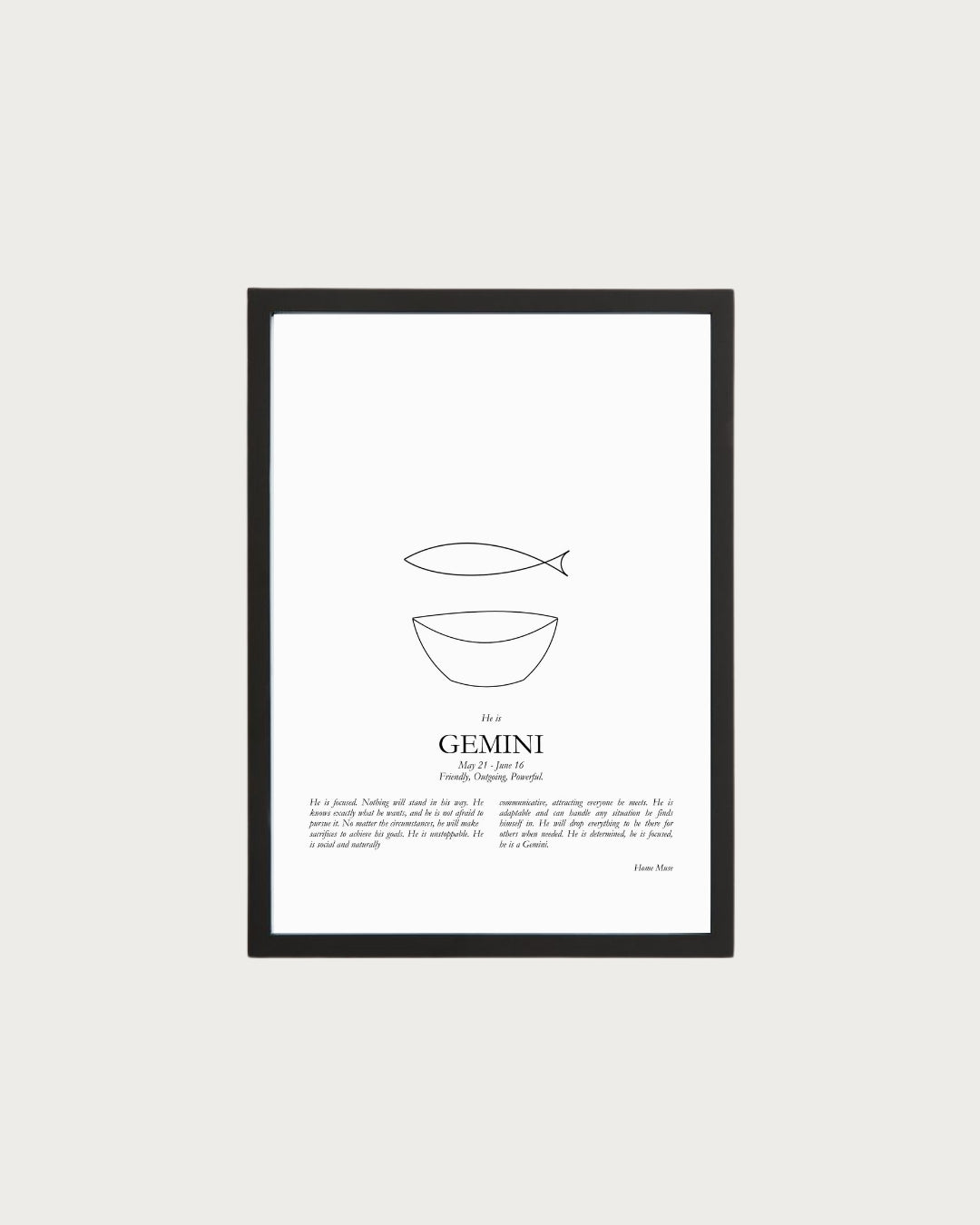 He Is Gemini