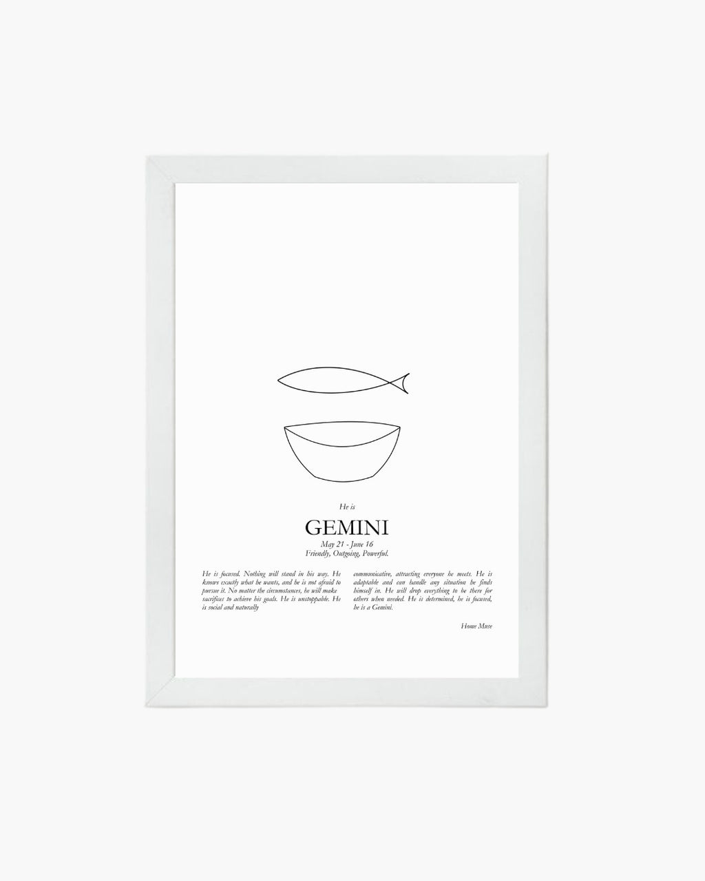 He Is Gemini