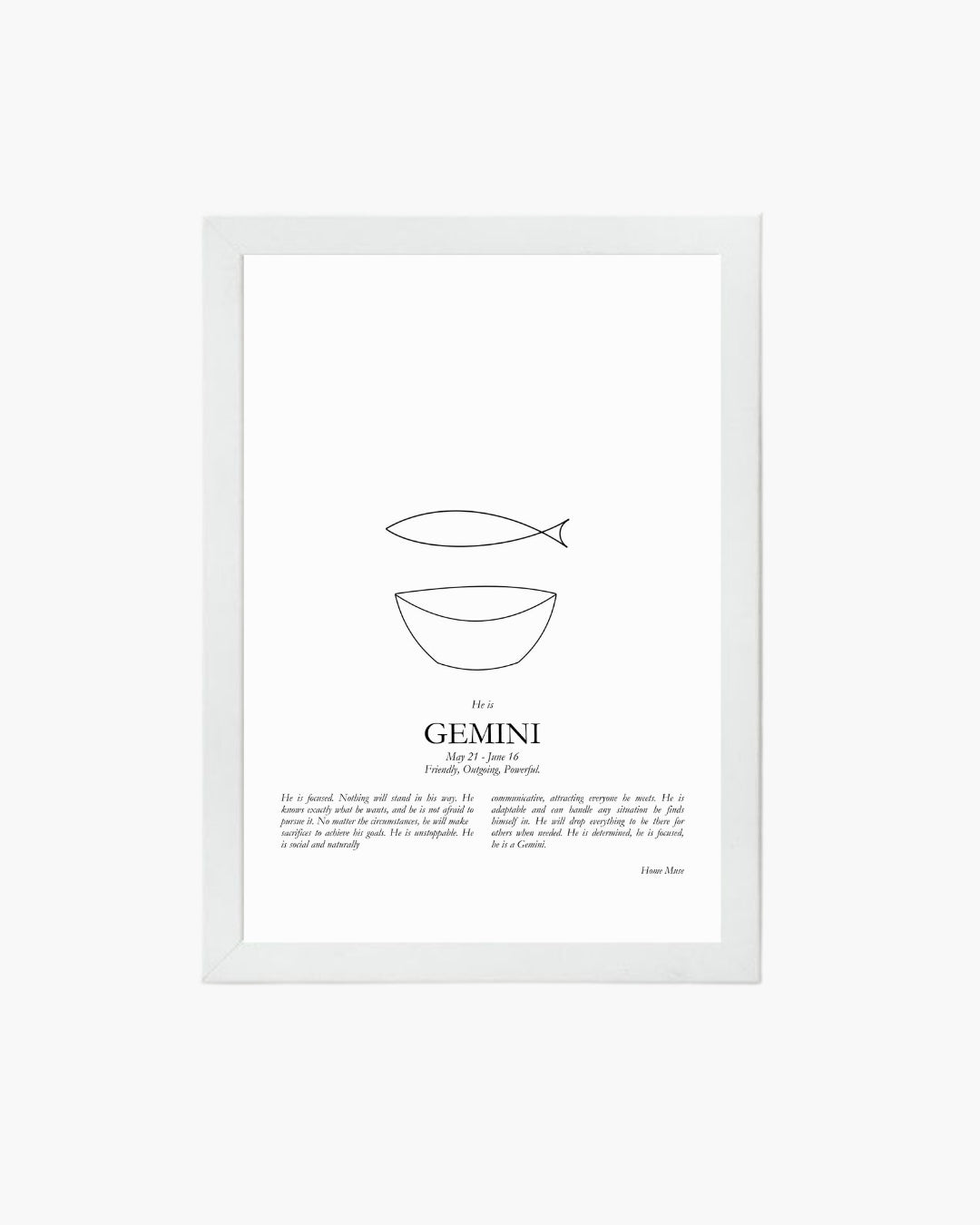 He Is Gemini