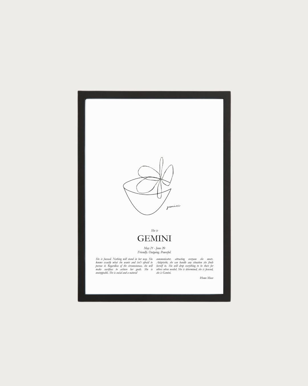She Is Gemini