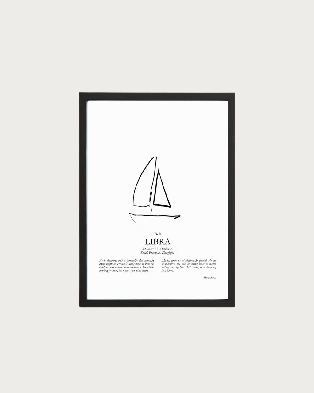He Is Libra