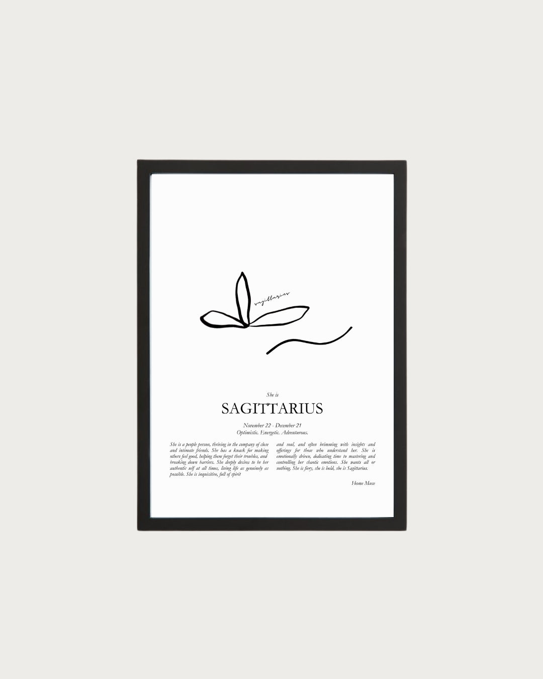 She Is Sagittarius
