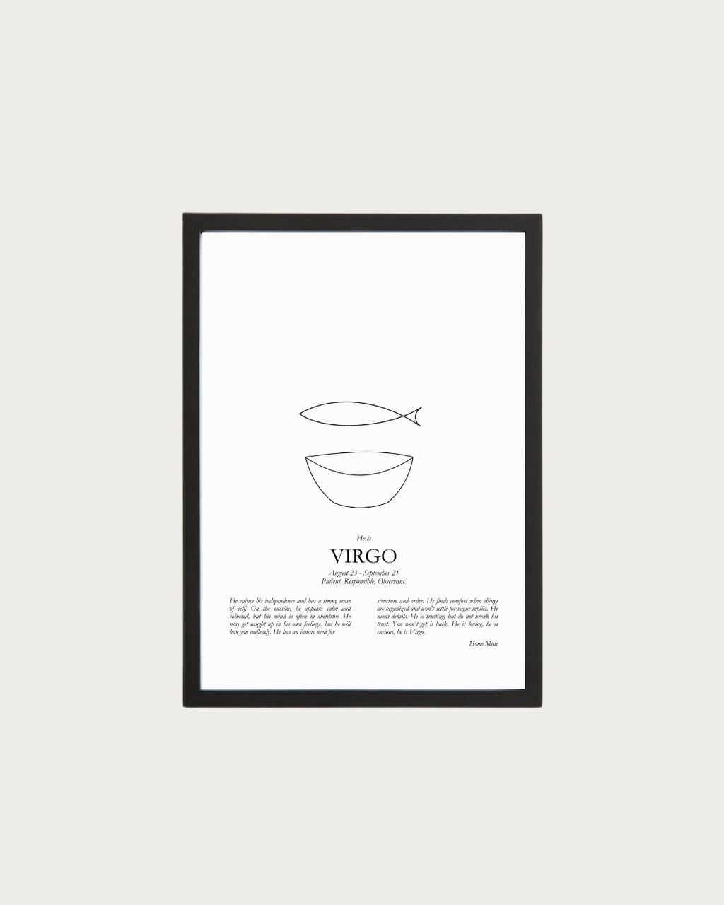 He Is Virgo