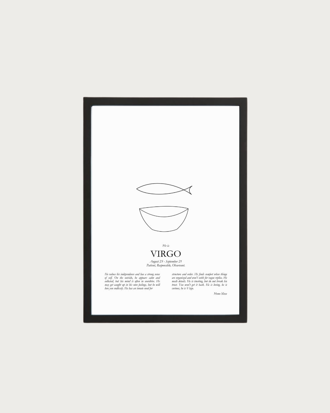 He Is Virgo
