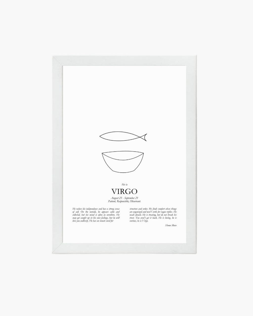 He Is Virgo
