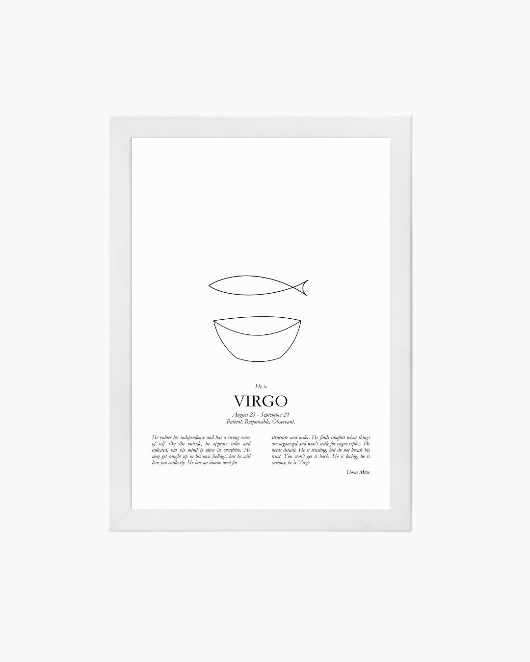 He Is Virgo